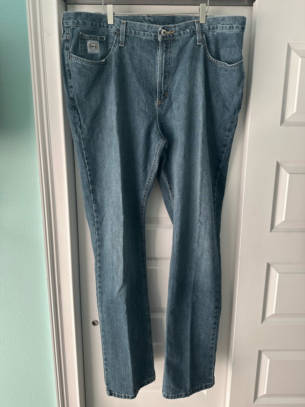 Cinch Men's 42x36 Silver Label Medium Stonewash Jeans Denim MB9803400 Workwear
